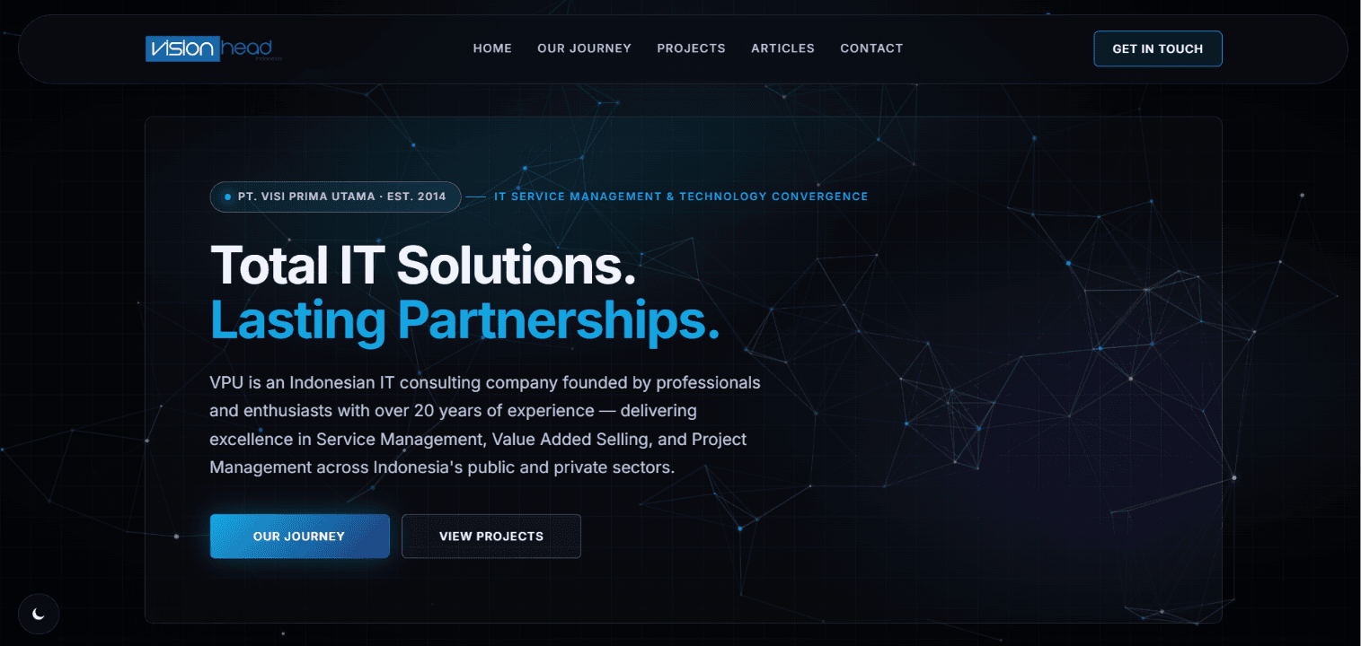 PT. Visi Prima Utama (VPU) — Company Profile Website