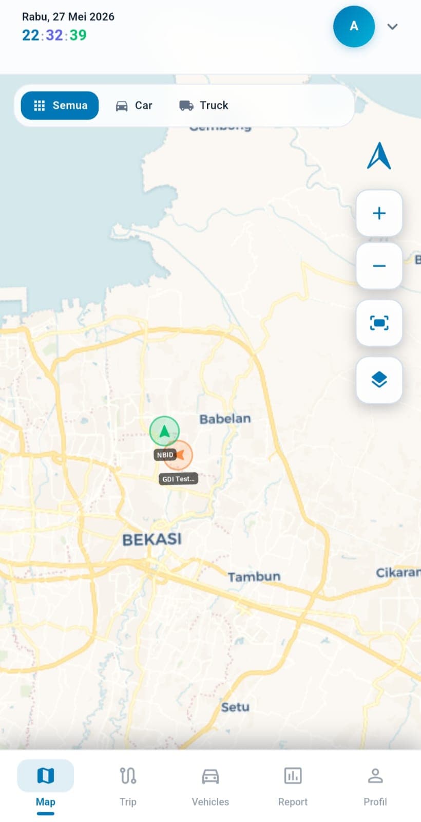 Operational summary dashboard